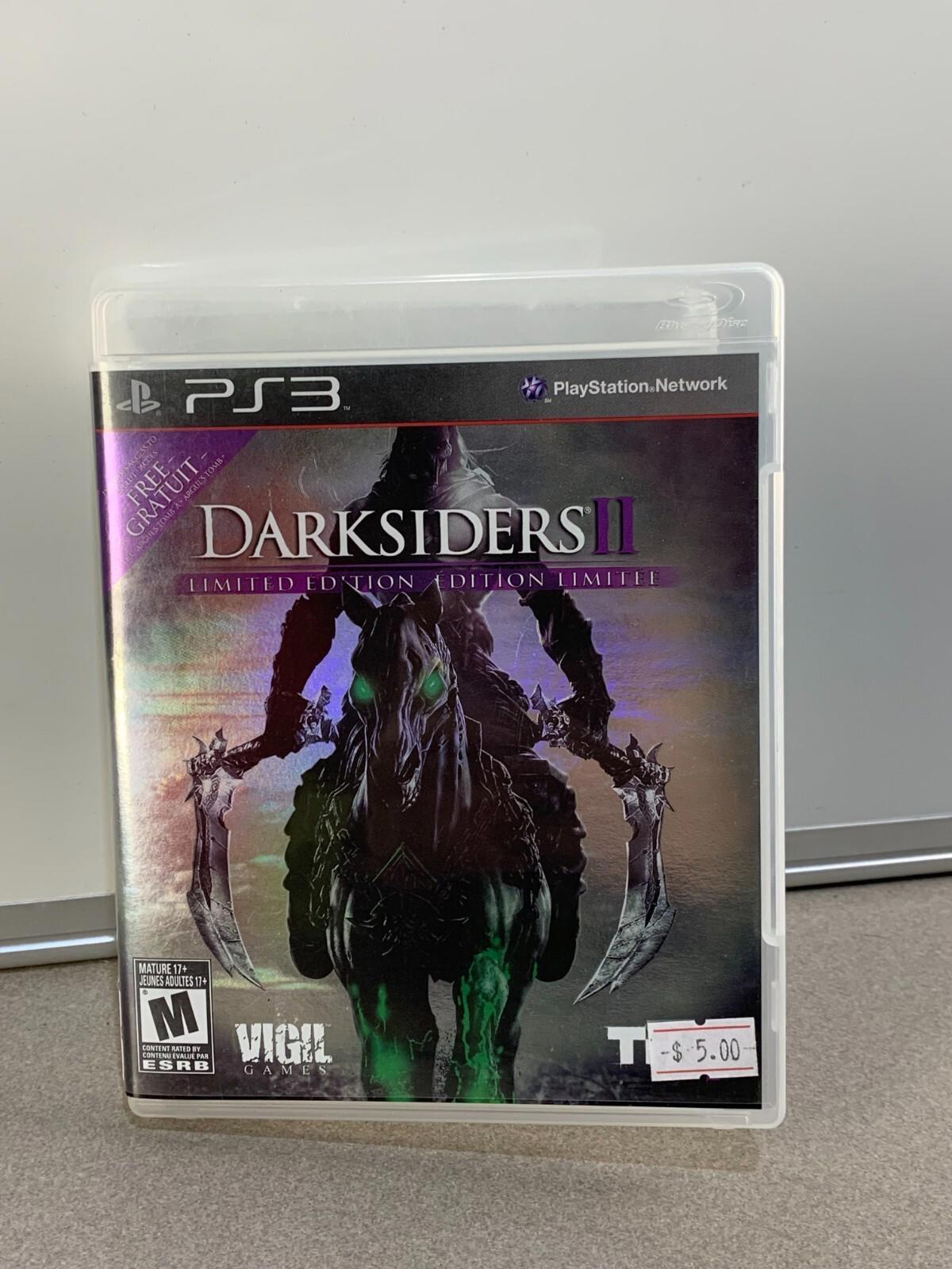 Darksiders II -- Édition limitée (Sony PlayStation 3, 2012) PS3 complète avec boîte et manuels