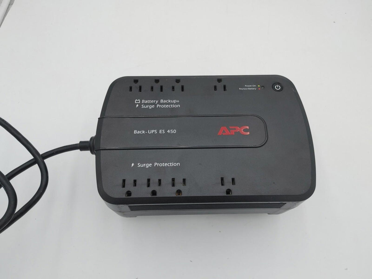 Bon état, APC Back-UPS ES 450 BE450G, sans batterie, noir, testé et fonctionnel.