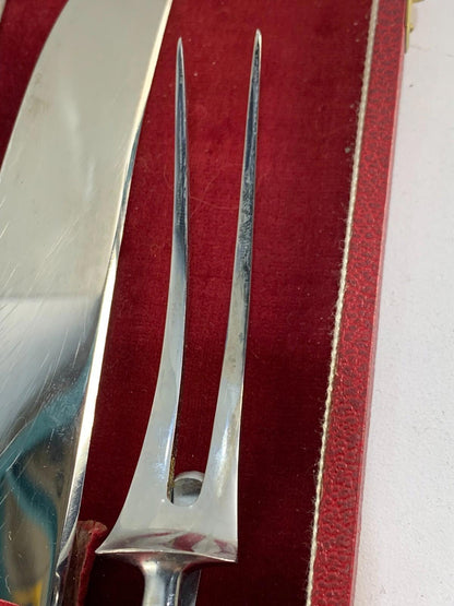 Set of 3 Sheffield English Stainless Steel Blade Carvings