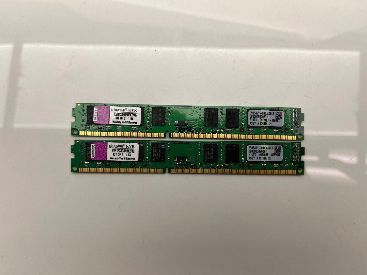 Kingston KVR 4GB (2GBx2) DDR3 1333 Low Profile RAM Kit KVR1333D3N9K2/4G