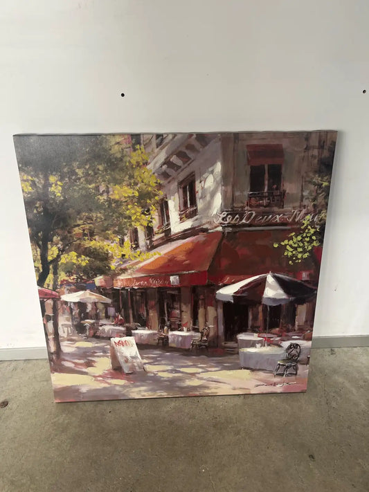 Paris Cafe Painting