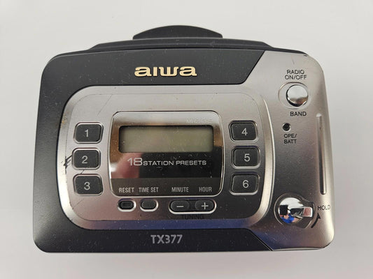 AIWA TX377 Portable Cassette Player Walkman FM/AM Radio *Parts*