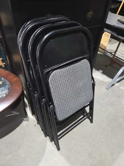 Walmart Metal Folding Chairs - 4 Available