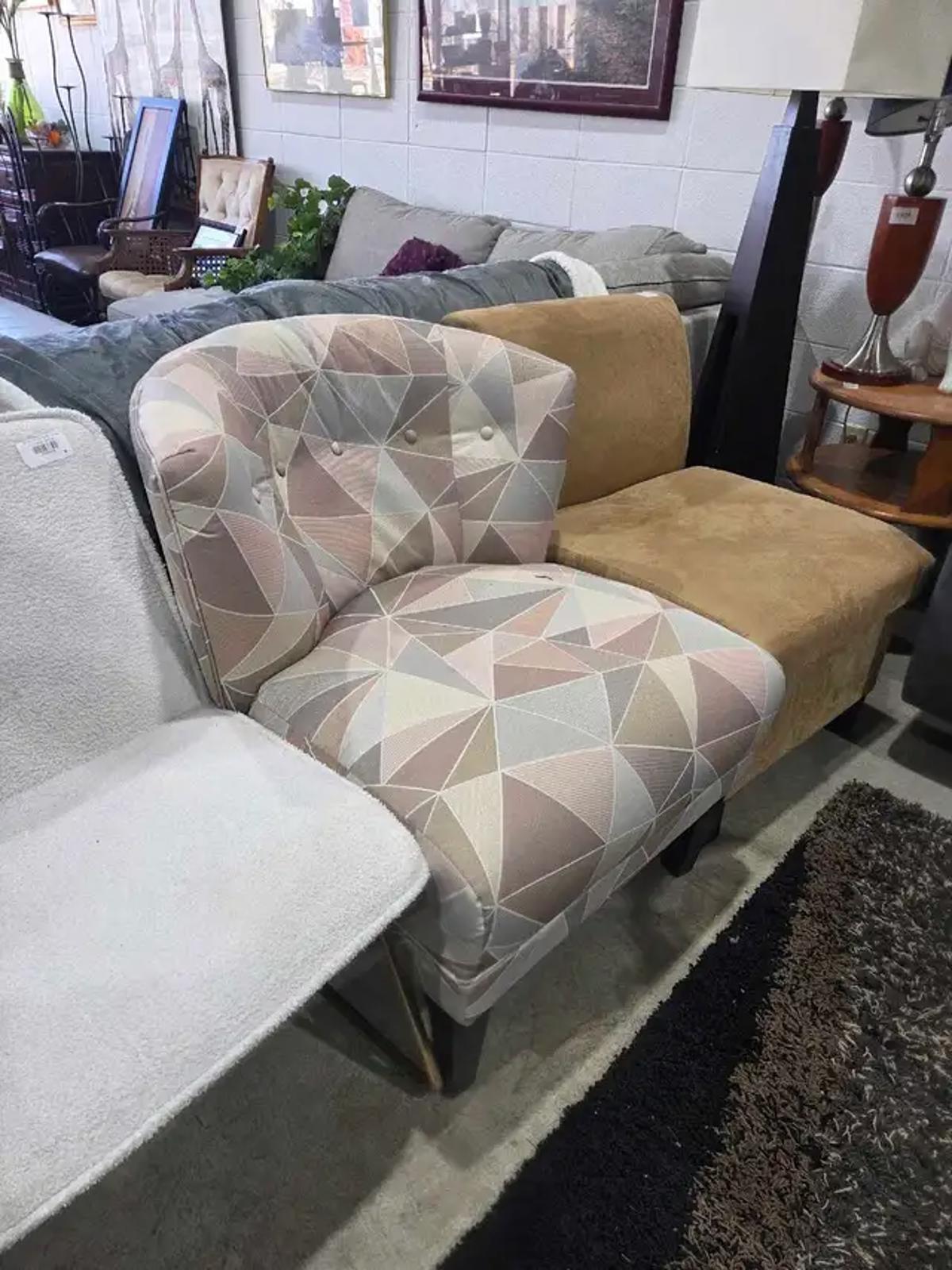 L.A. Z. Boy Armless Accent Chair
