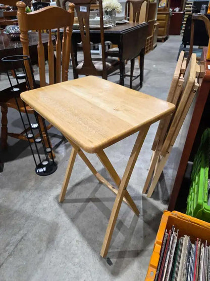 Wooden Folding Tables - 3 Available
