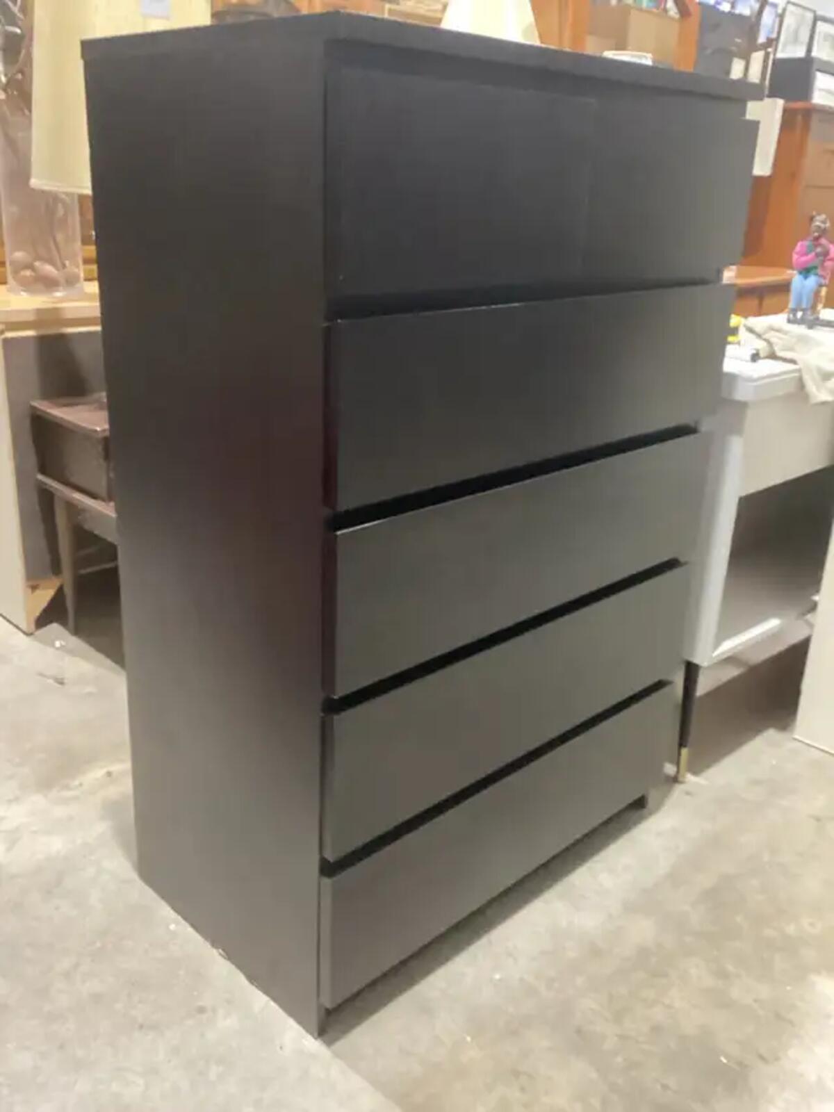 IKEA Malm Dark Brown Dresser