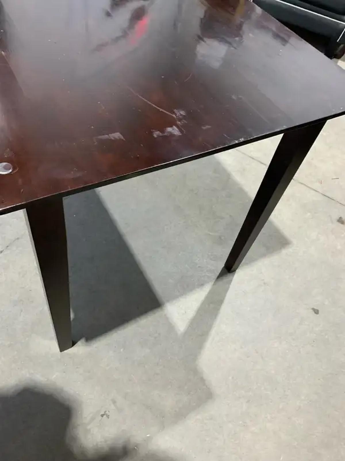 Large Dark Wood Dining Table