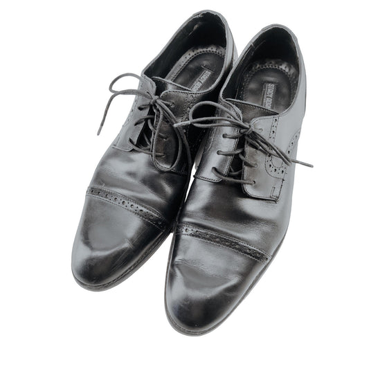 Stacy Adams Black Oxford Derby Brogue Shoes Men's Size 12