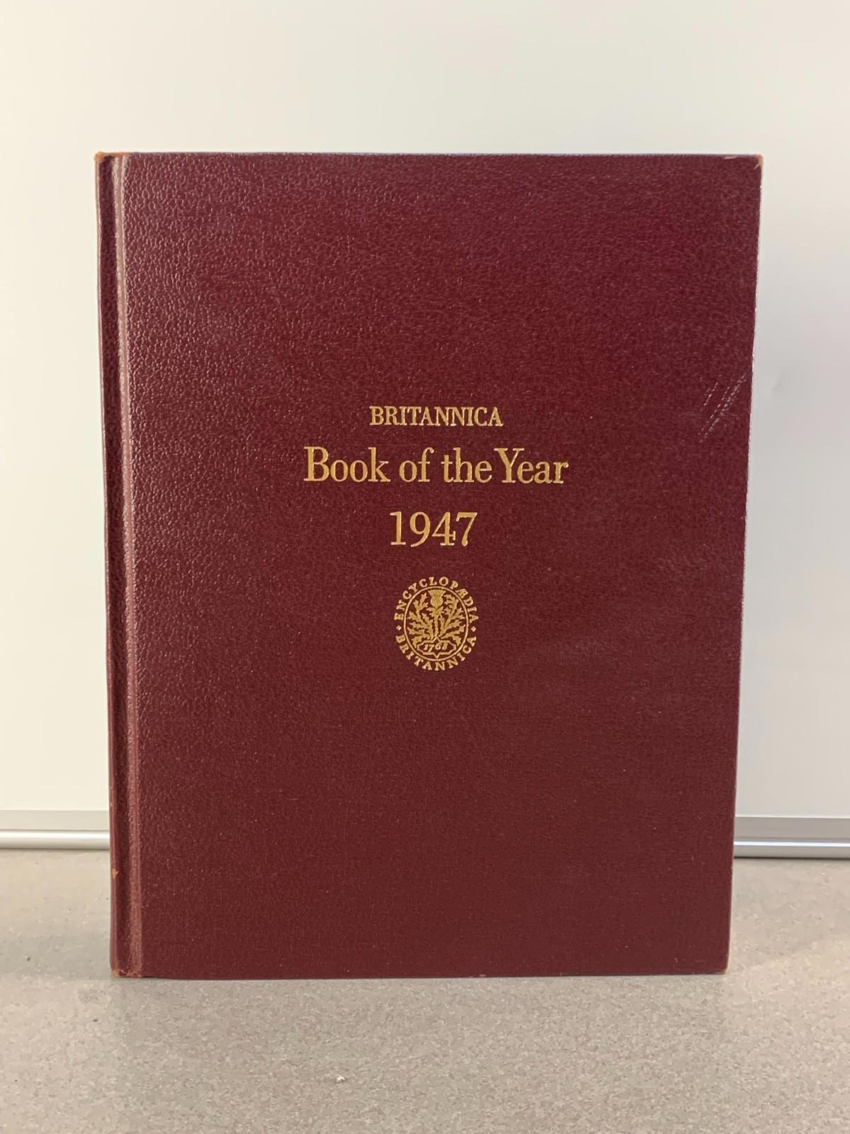 Livre vintage de l’Encyclopædia Britannica de l’année 1947