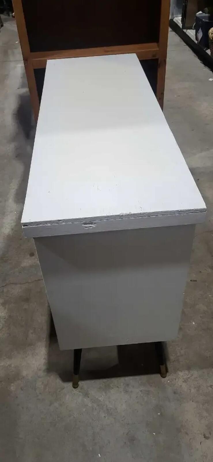Mid-Century Modern Style Console Table White - 42.5'x31.5'x15.5'