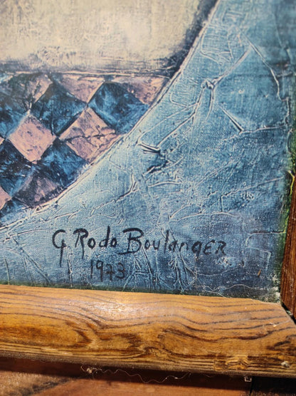 MCM Graciela Rodo Boulanger Framed signed print Little Musicians 1973