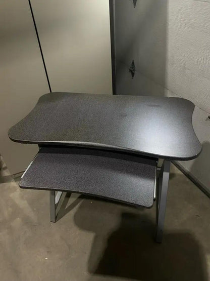 Grey Computer Desk with additional self