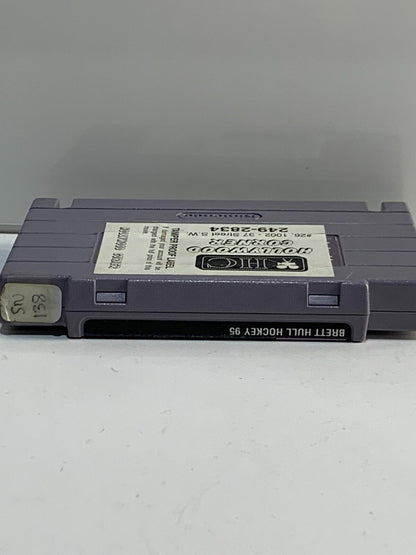 BRETT HULL HOCKEY '95 Super Nintendo SNES
