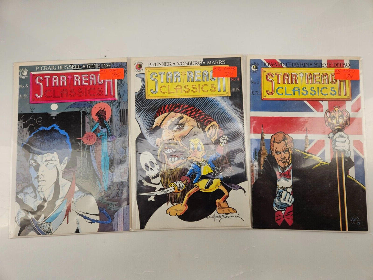 Star*Reach Classics # 3, 4, 5 Comics Lot of 3