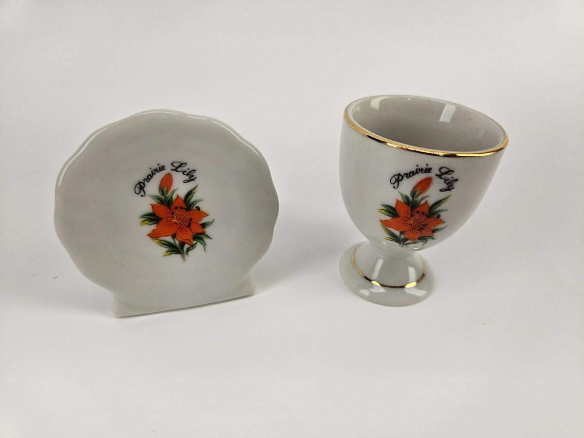 Bougeoir vintage en porcelaine de Lilas des Prairies