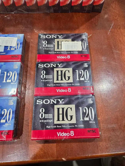 New! Sony 8mm Video8 Tapes