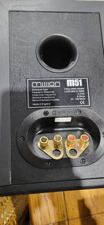 Mission M51 Speakers, Stands Included *Untested*