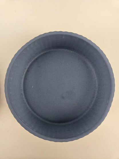 Vintage  Wedgwood Jasperware Round Trinket Ring Box Lid Wedgewood England