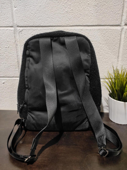 Lululemon Women's Mini Sherpa Fleece Adjustable Straps Adventurer Backpack Black