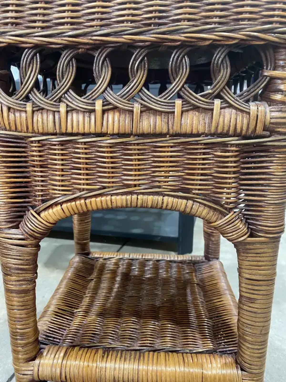 Small Wicker Table