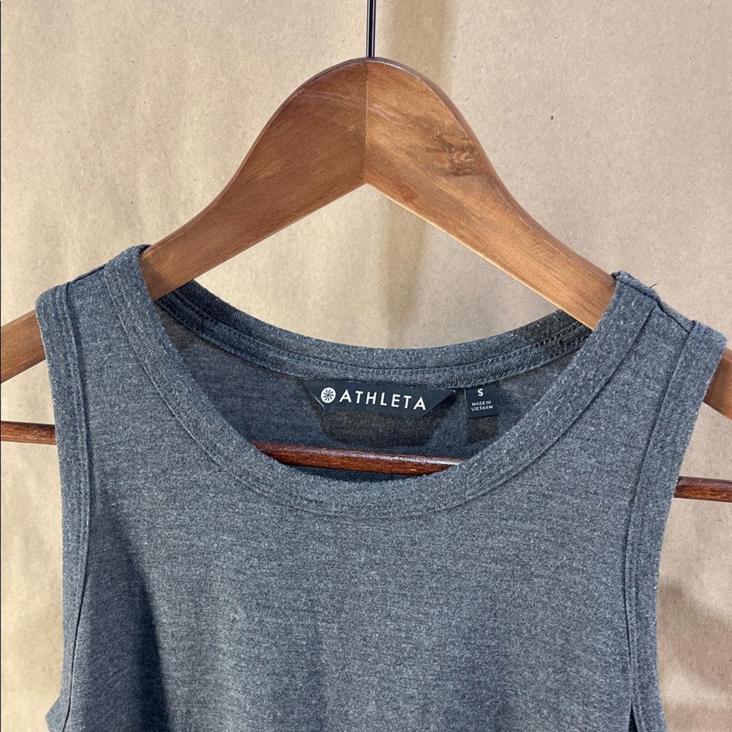 Athleta Women’s Charcoal Sleeveless Top (Size S)