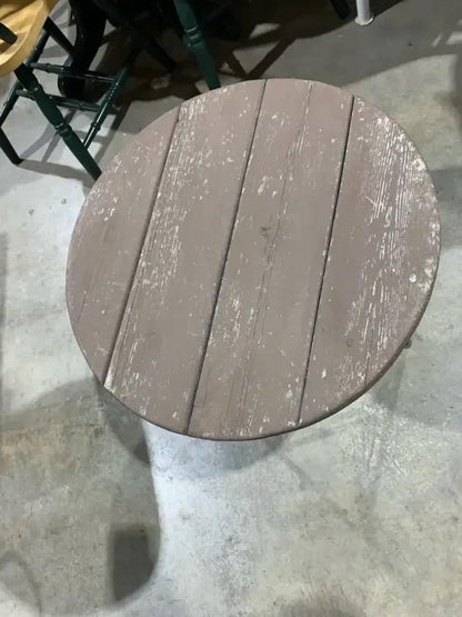 Industrial Rebar Round Side Table 20’