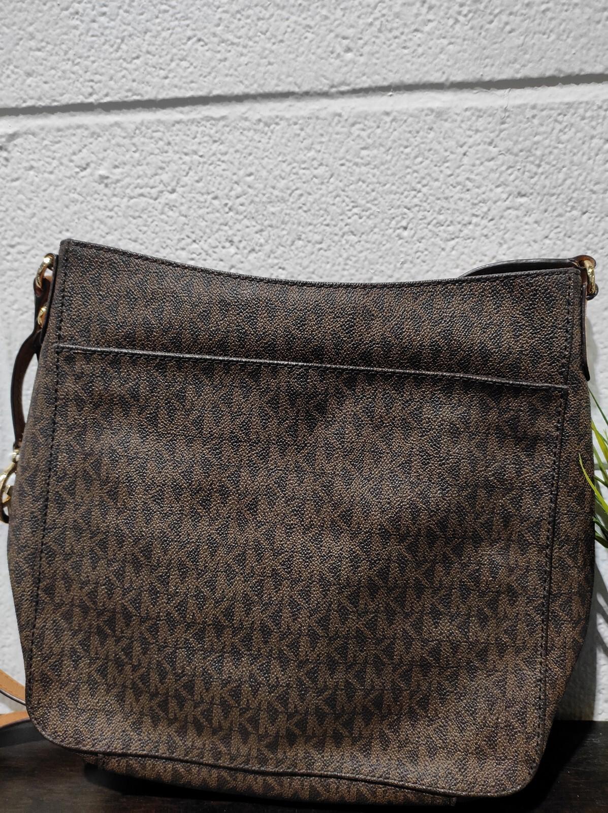 MICHAEL KORS Shoulder Bag PVC BRW Allover Pattern
