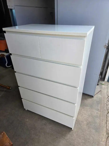 Ikea 6-Drawer Dresser - White