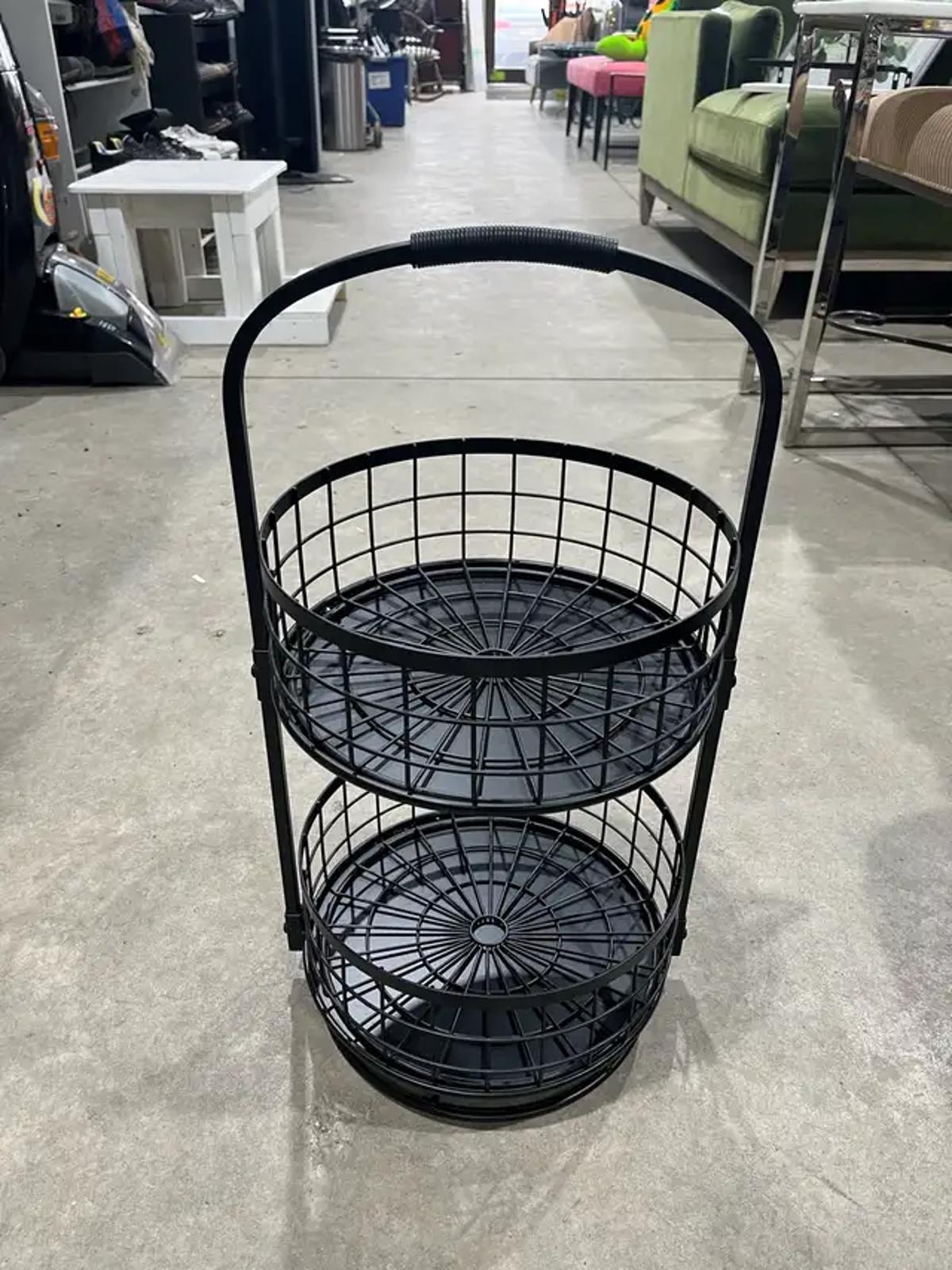 Spinning Metal Basket