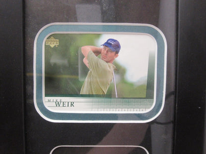 Upper Deck 2001 Mike Weir Golf Card Framed