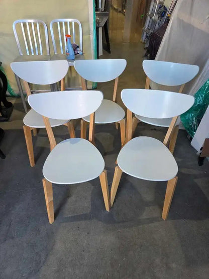 IKEA NORDMYRA Stackable Dining Chairs (5)