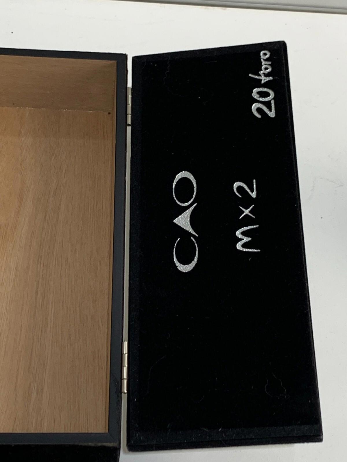 Black Velvet CAO MX2 Cigar Box Honduras