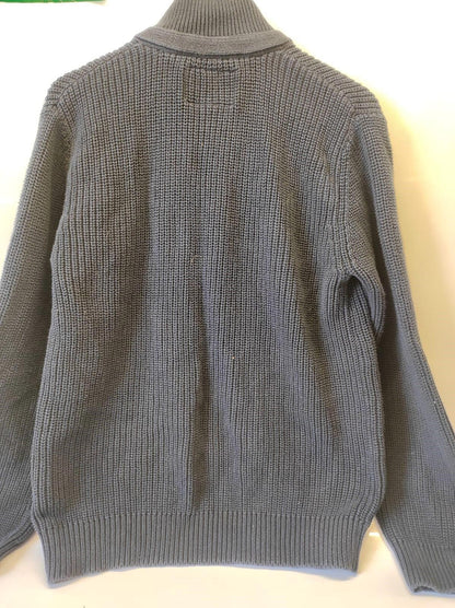 Roots Canada Size L blue men's sweater jacket