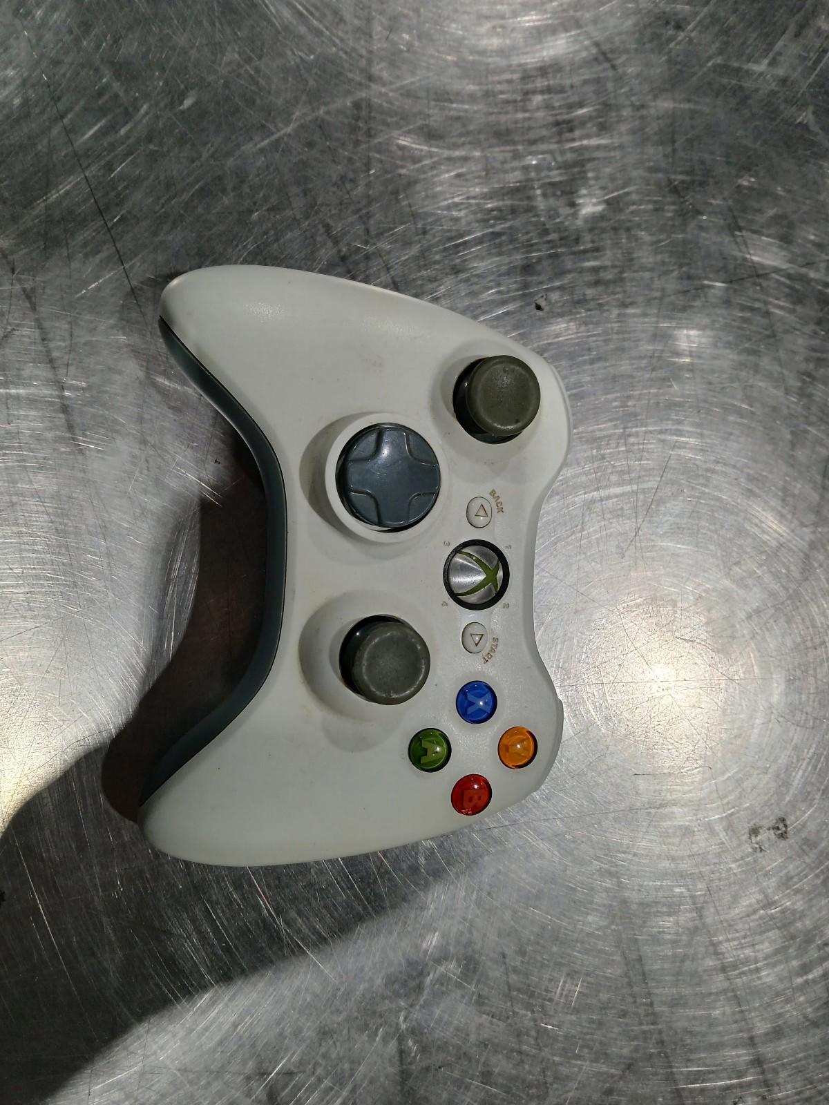 MANETTE SANS FIL XBOX 360 BLANCHE OEM, ÉTAT ACCEPTABLE