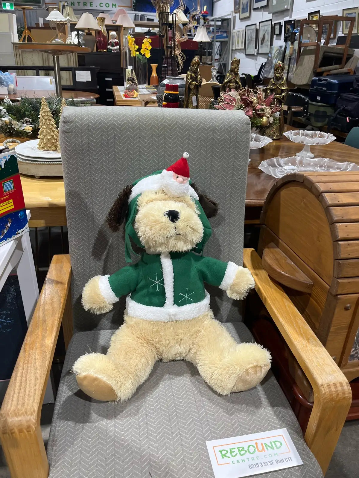 Christmas Dog Plushie