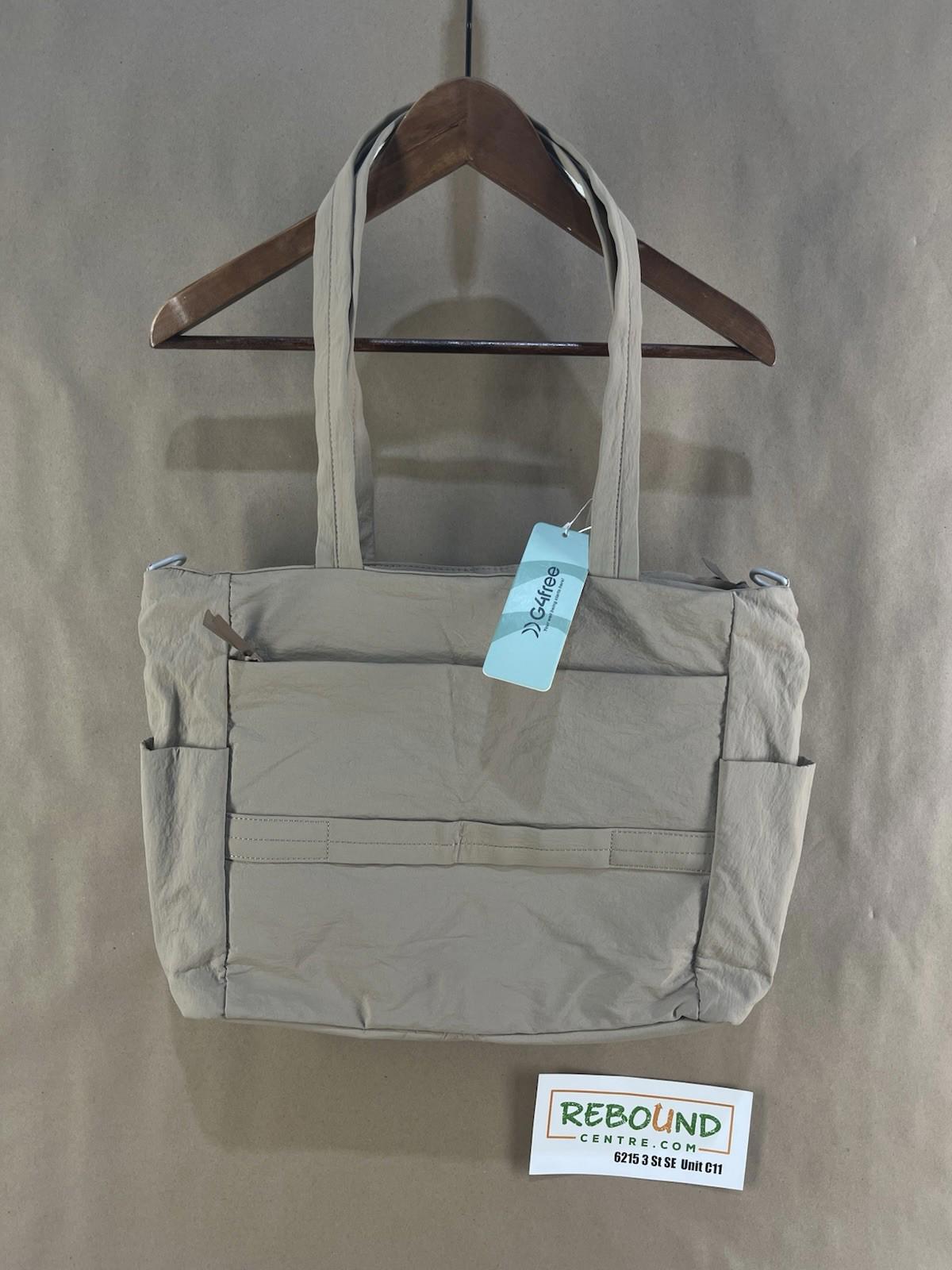 NWT G4Free Beige Tote Bag
