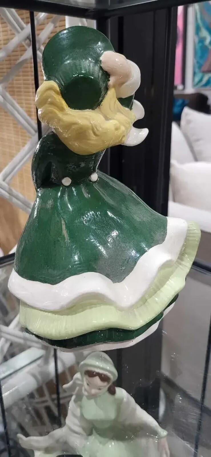 Atlantic Mold Ceramic Figurine - Christmas Caroler 9.5inch