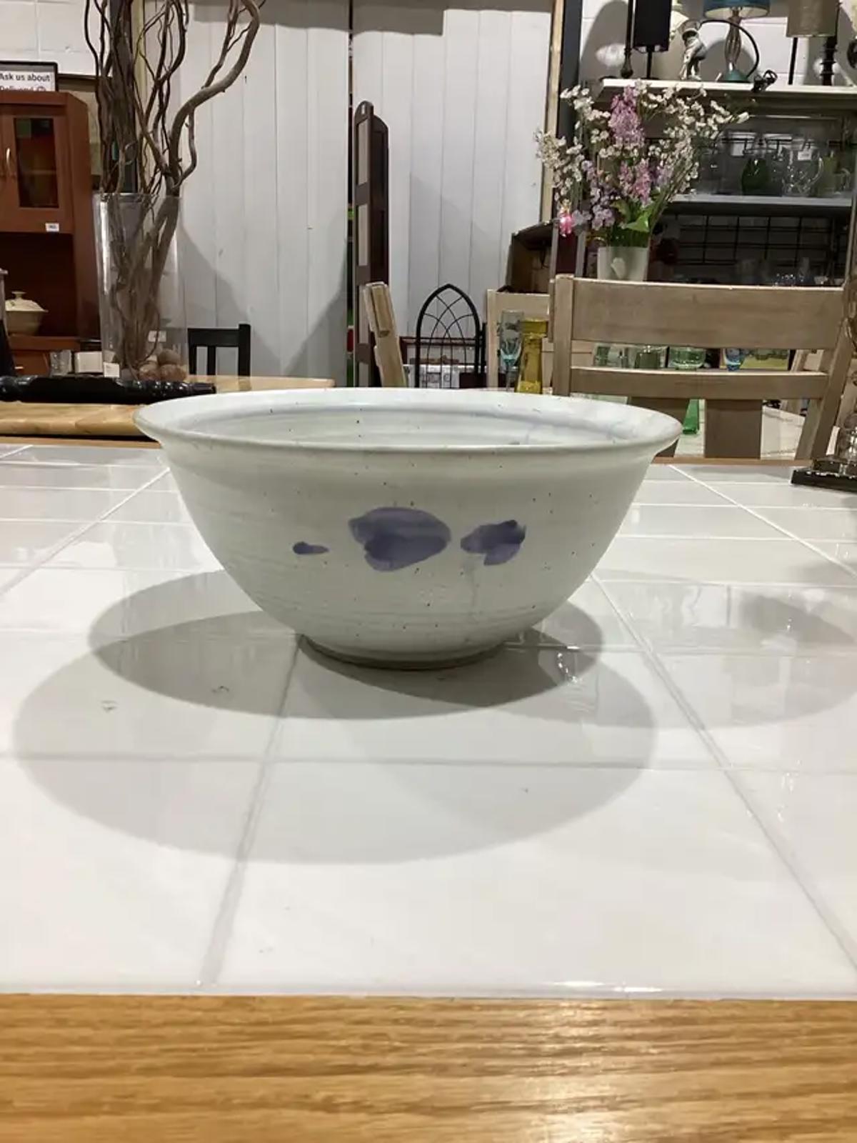 Floral Pottery Bowl