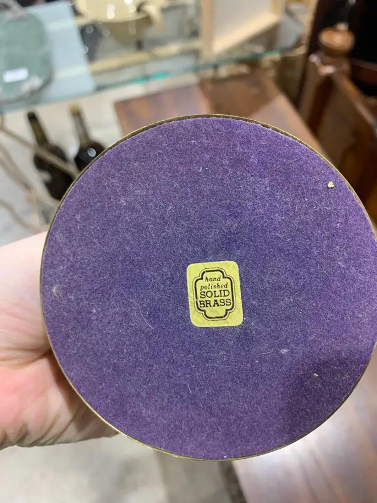 Solid Brass Coin Bank