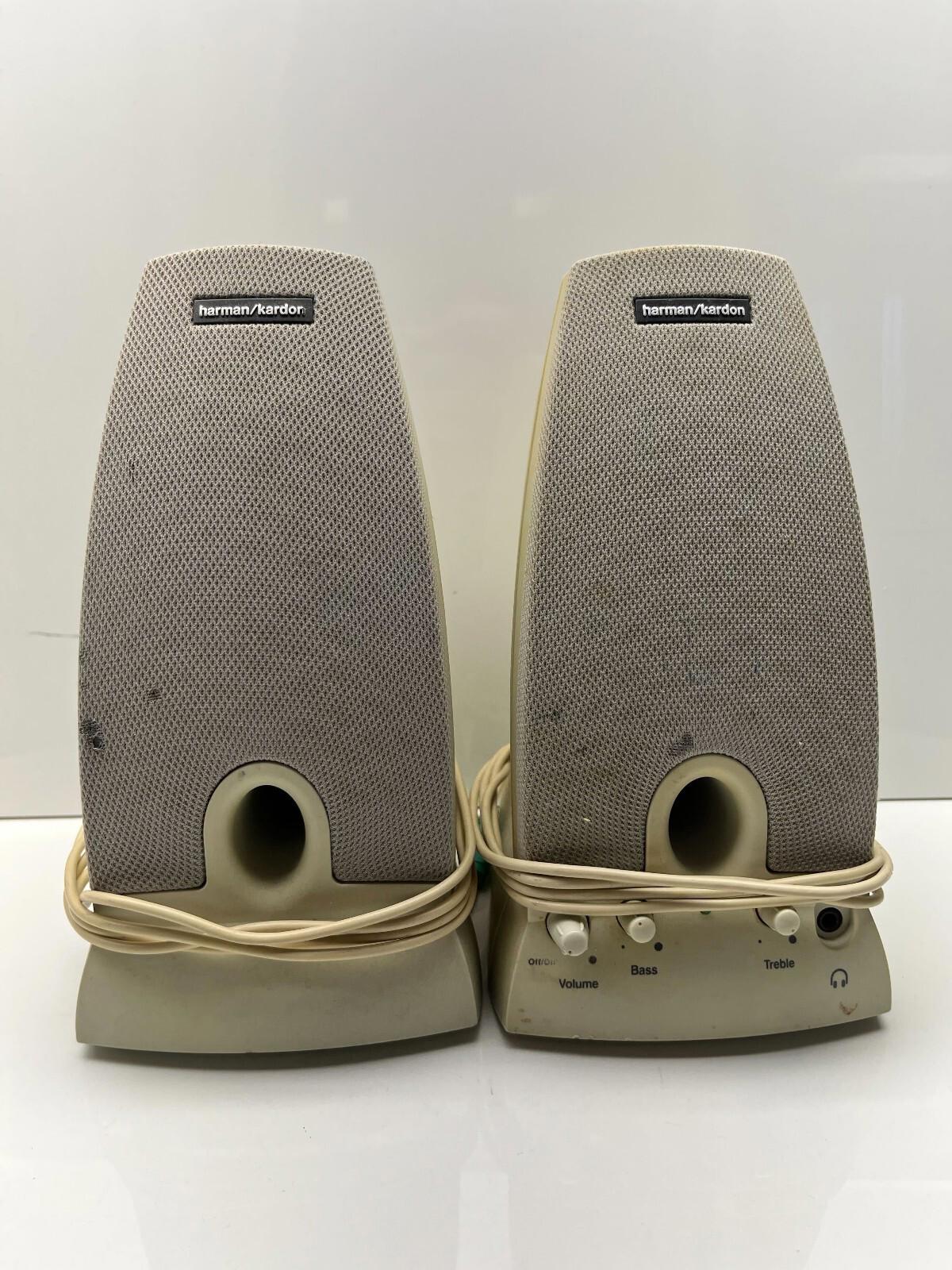 Enceintes stéréo pour ordinateur vintage harman/kardon HK195
