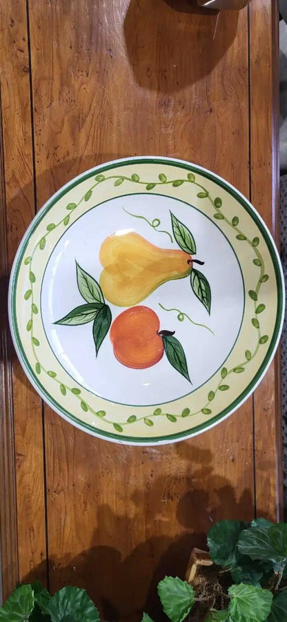 Peramela Handpainted Fruit Serving Bowl 12'