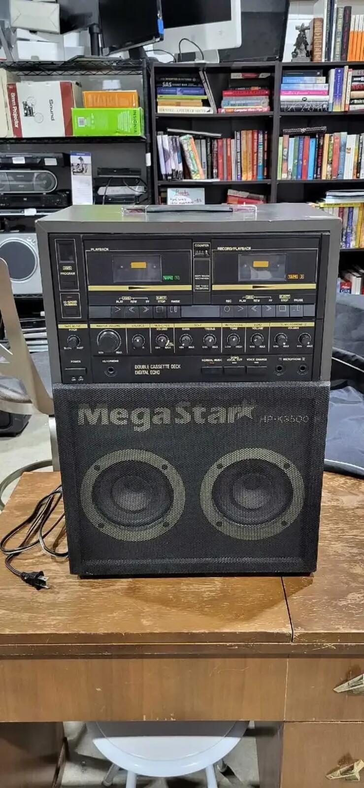 MegaStar Double Cassette Deck