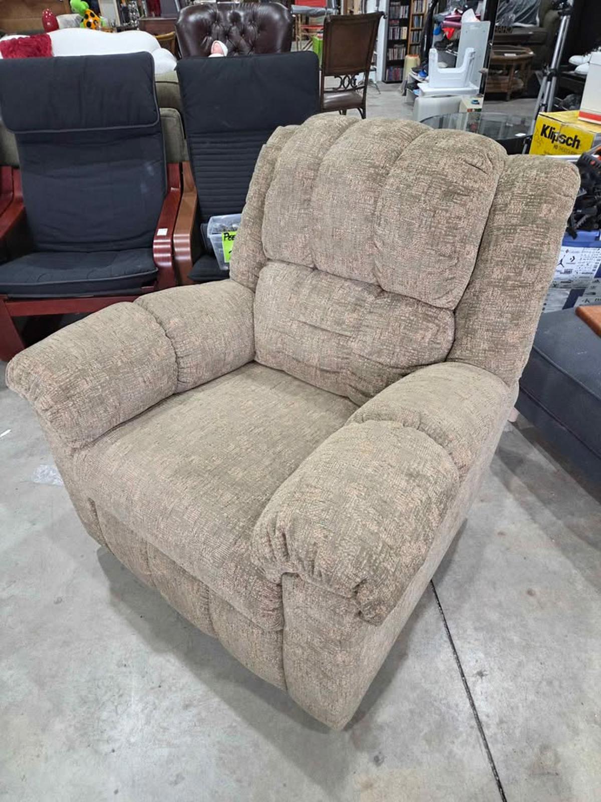 Comfy Fabric Recliner Chair