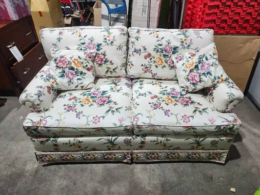 McArthur Floral Loveseat - Made In Calgary