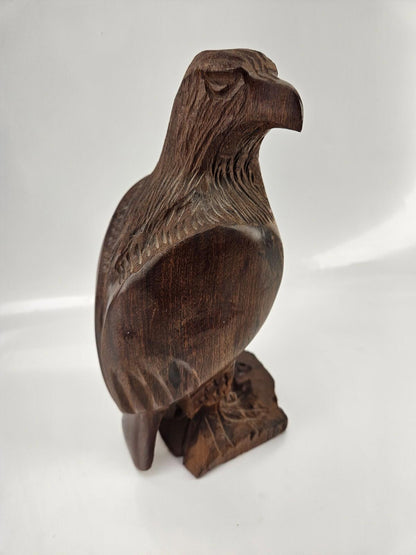 Hand Carved Wooden Eagle 8.5"