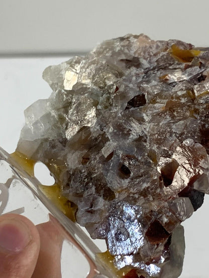 Mariposa Calcite Crystals Specimen Phantom Butterfly Hematite Brown