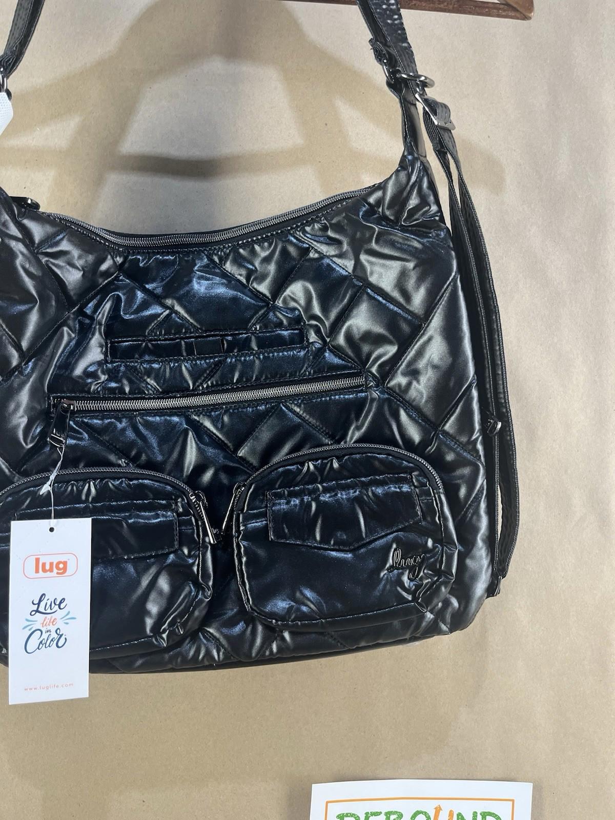 NWT LugLife Black Tote Shoulder Bag