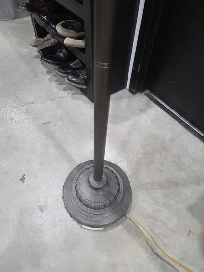 Vintage Metal/Brass look Floor Lamp - 6ft