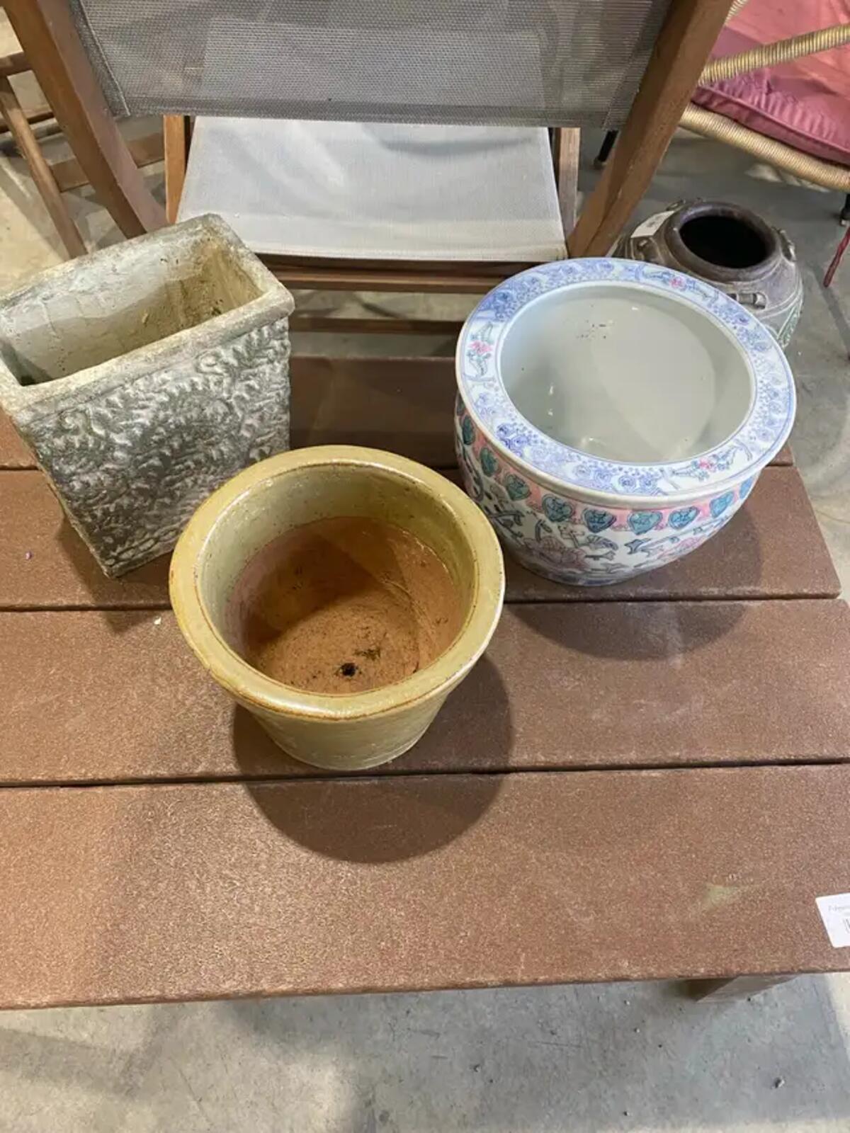 Various Plant Pots — 3 Available