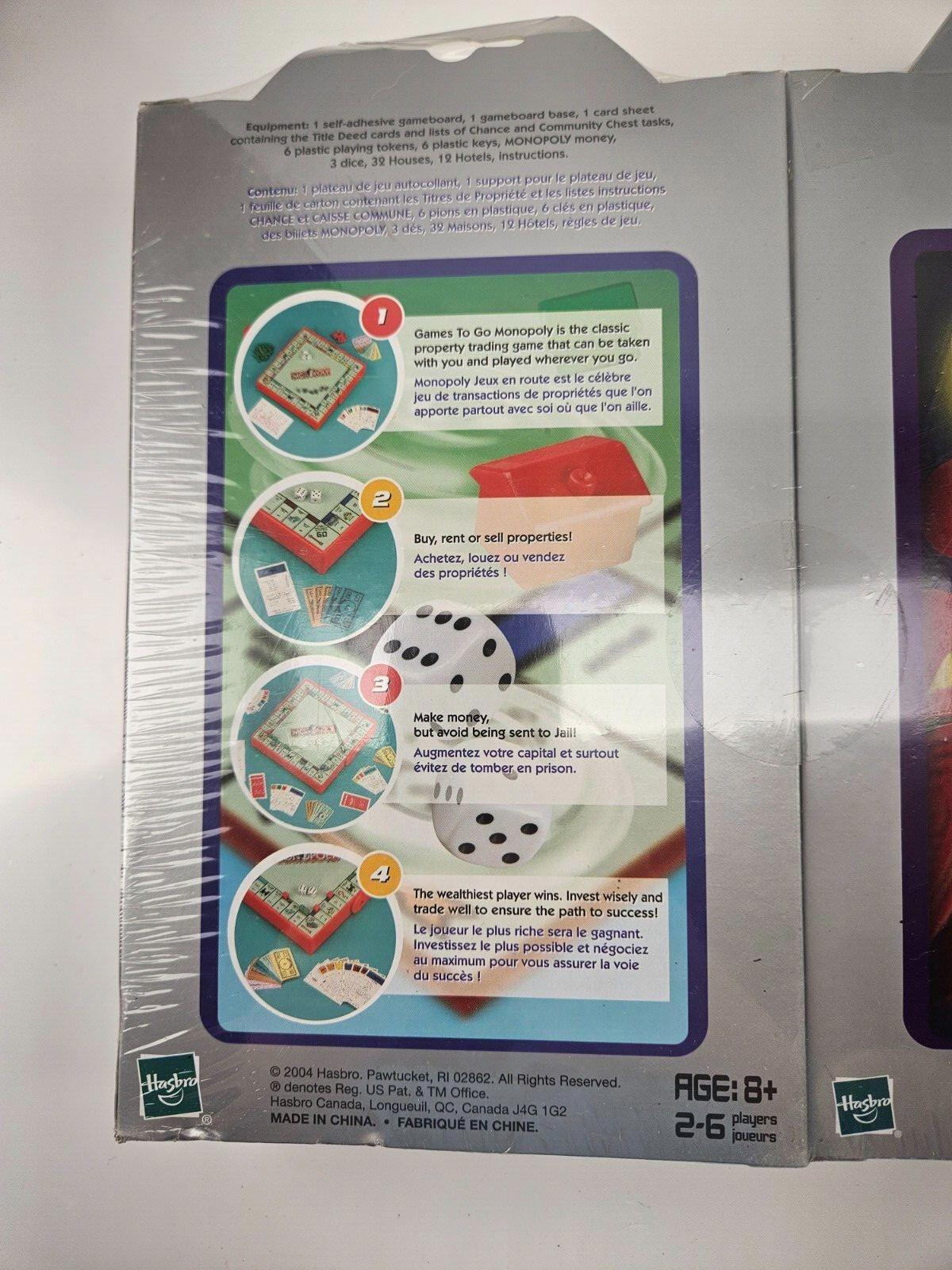 Travel Games To Go - Clue - Guess Who - Connect 4 - Monopoly